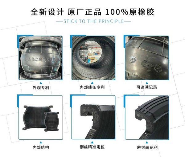 南宁150磅单球膨胀节橡胶接头无缝紧密接触